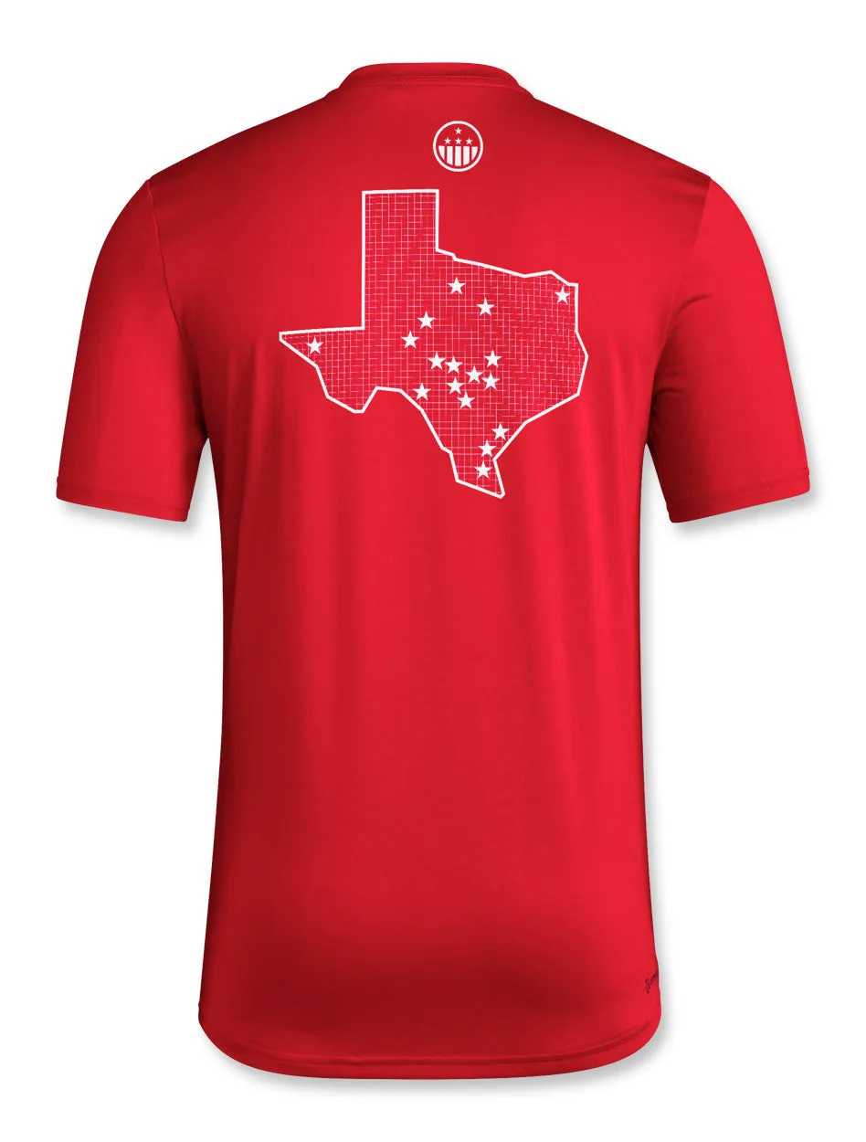 Adidas Texas Tech "Honor and Support" 2024 T-Shirt