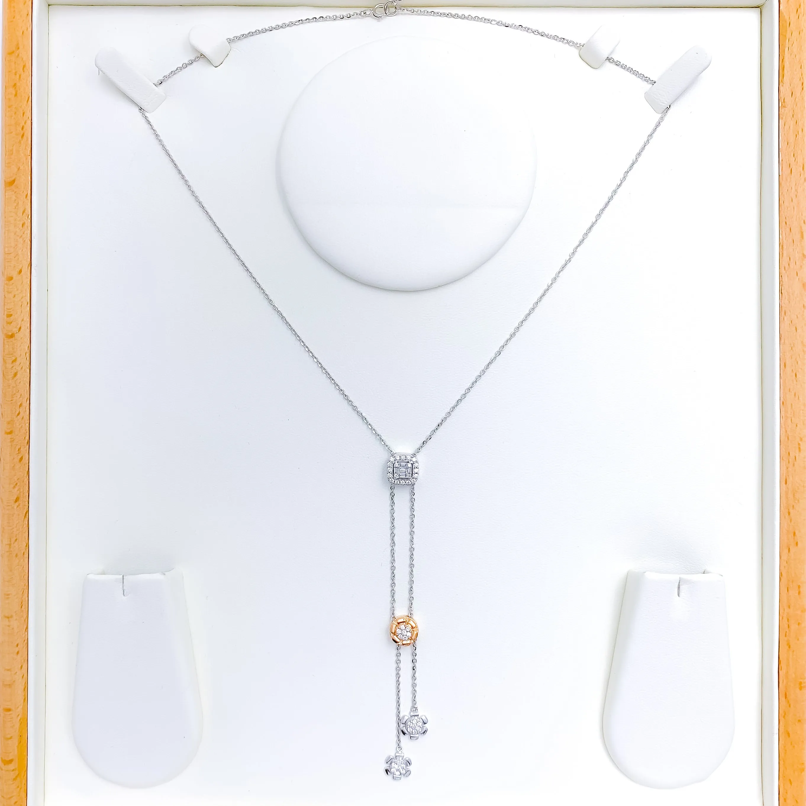 Adjustable Trendy Bolo Diamond Necklace