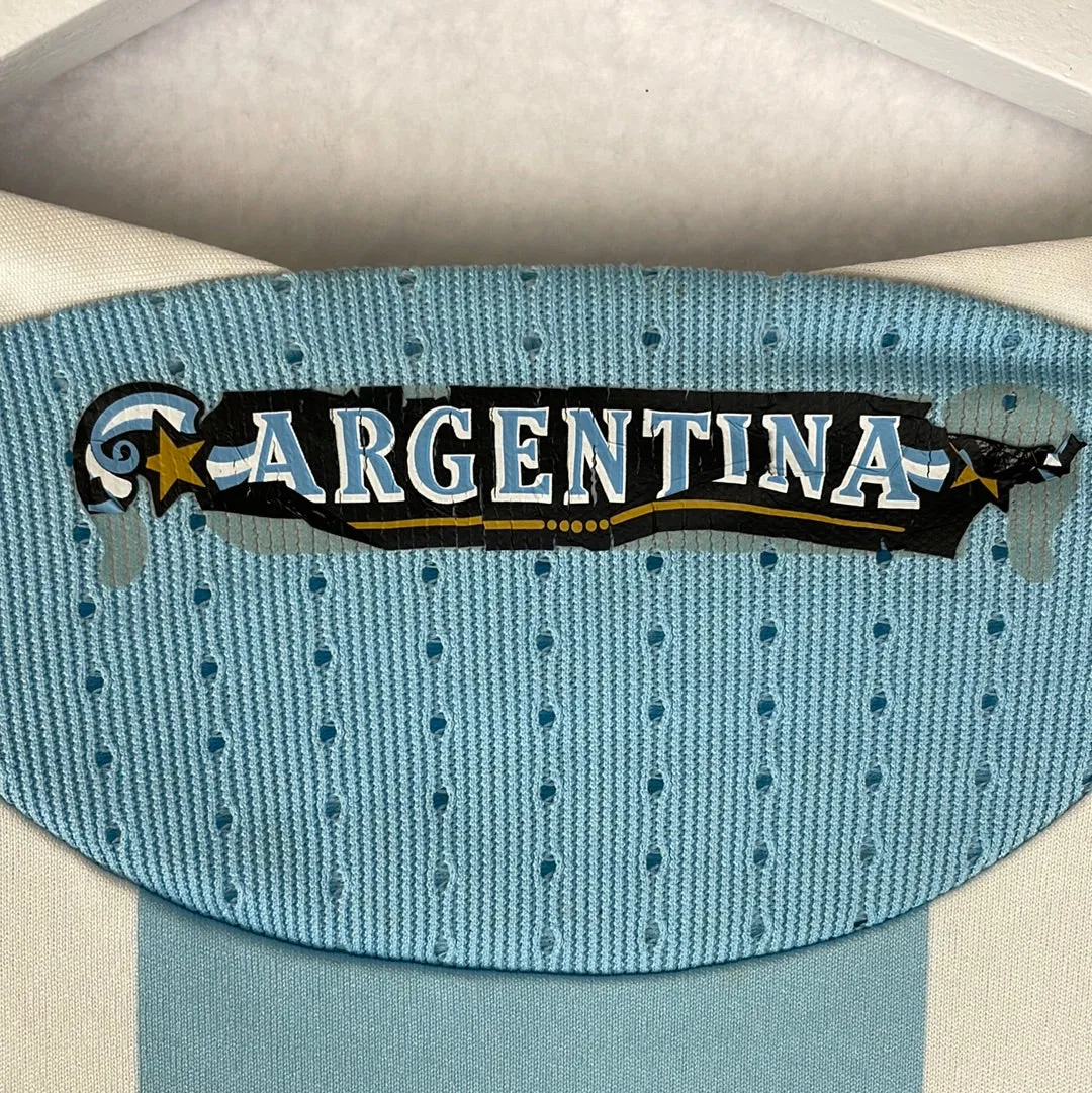 Argentina 2009/2010 Home Shirt - Extra Large - Very Good