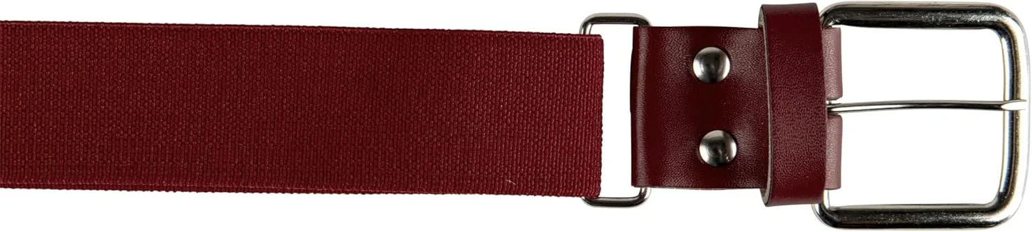 CHAMPRO Baseball Belt with Leather Tab