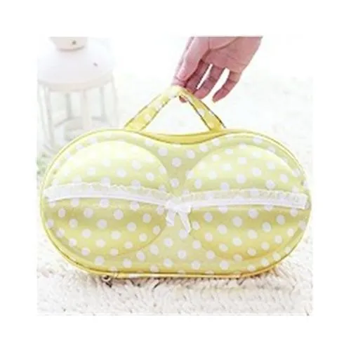 Convenient Bra Storage Bag Yellow