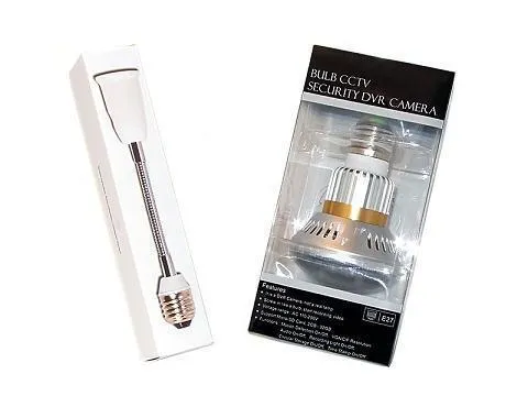 Convenient to Use Bulb Security Surveillance Motion Detect Camera DVR