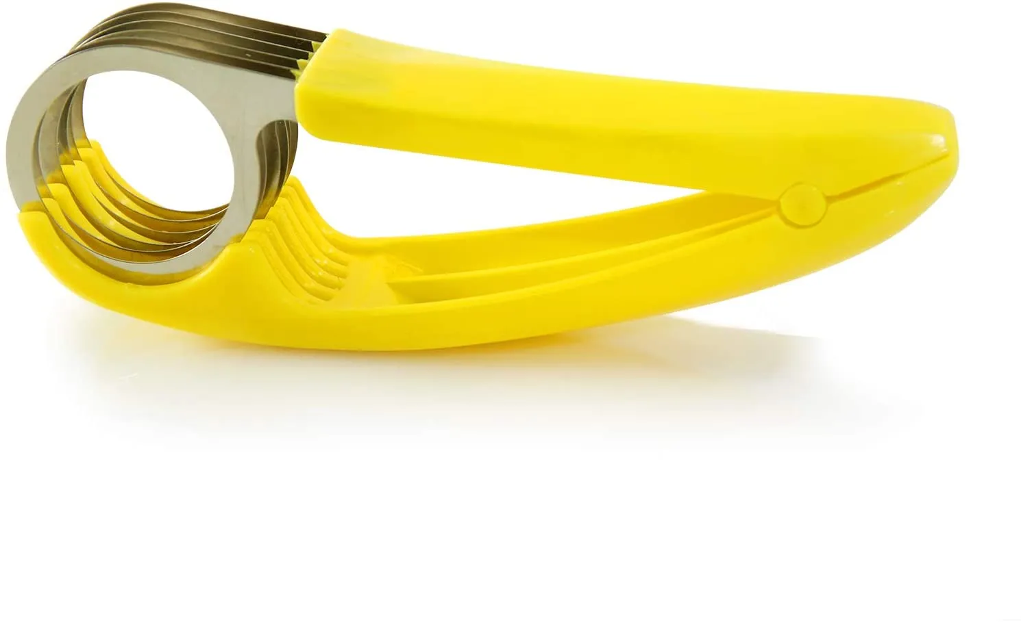 FireKylin Banana Slicer,ABS   Stainless Steel Fruit and Vegetable Salad Peeler Cutter Kitchen Tools For banana, Sausage, Strawberry,Grape（2 pcs）
