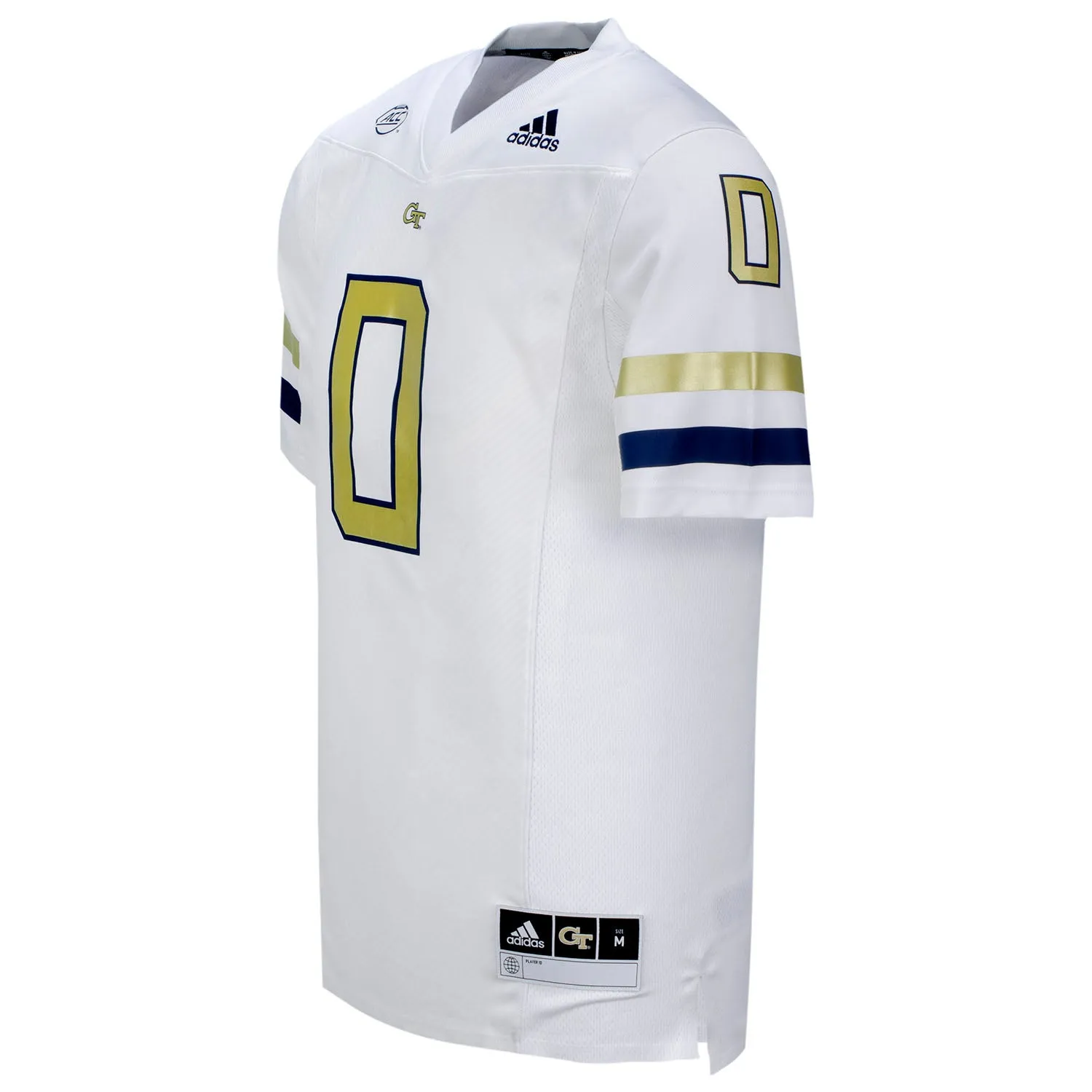 Georgia Tech Adidas Premier White #0 Football Jersey