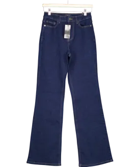 lipsy london Blue Straight Leg Jeans - Regular Length UK 8