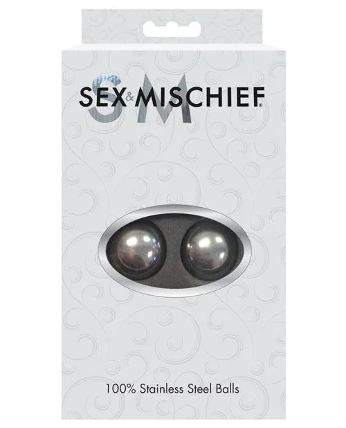 Sex & Mischief 100% Stainless Steel Ben Wa Balls