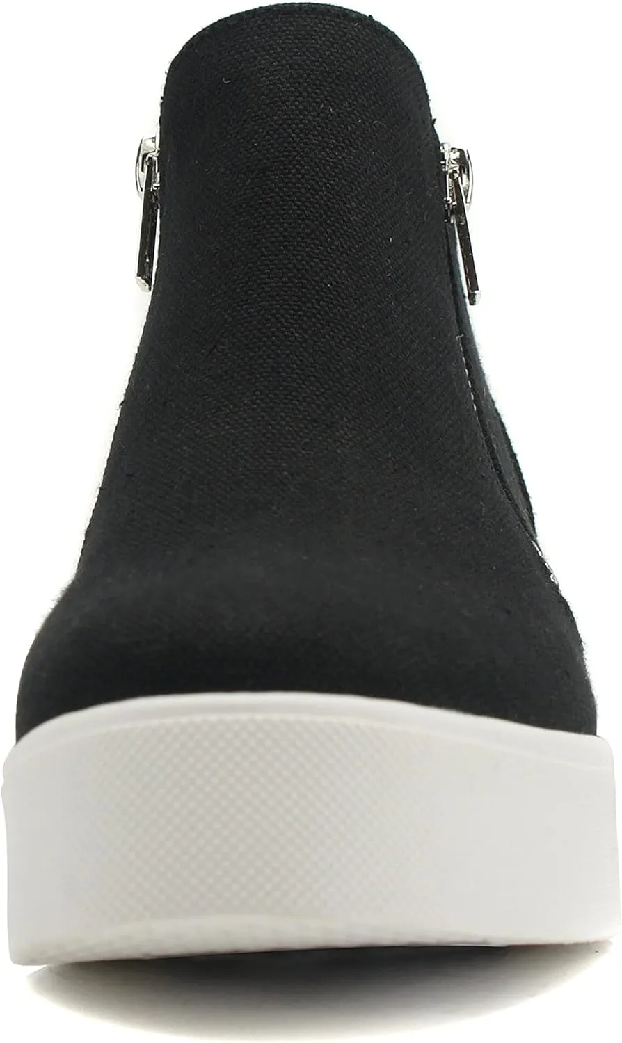 Soda Taylor Dusty Mauve Hidden Fashion Wedge Sneaker Shoes Side Zipper