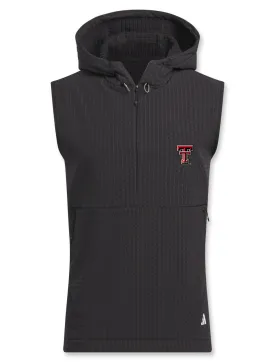 Texas Tech Adidas Ultimate365 Tour WIND.RDY Half-Zip Golf Vest