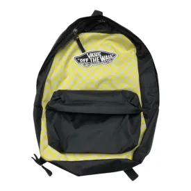 VANS BACKPACK BLACK/YELLOW/WHITE CHECKERBOARD