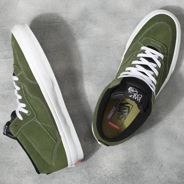 VANS HALF CAB SKATE DARK OLIVE