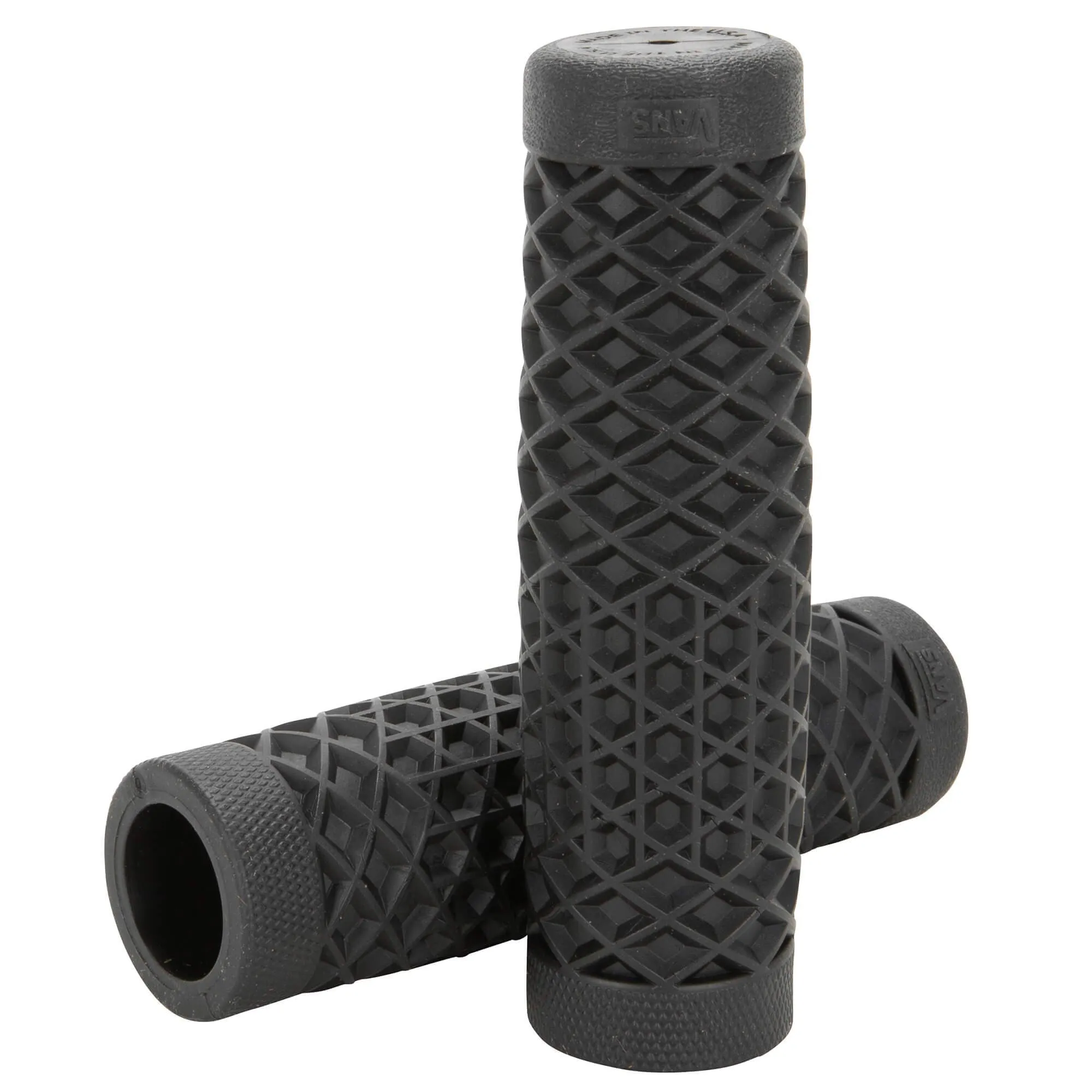 Vans/Cult V-Twin Motorcycle Grips by ODI - Black - 7/8 inch